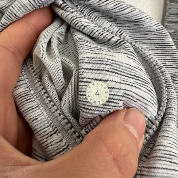 Lululemon Define Jacket Luon Light Heather Gray Full Zip Athletic Women's 4 - Picture 9 of 10